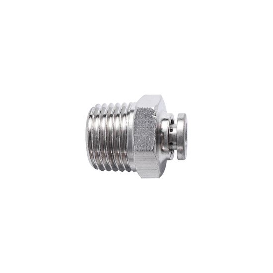 Metal Pu Fitting Straight 4mm X 1/4" M